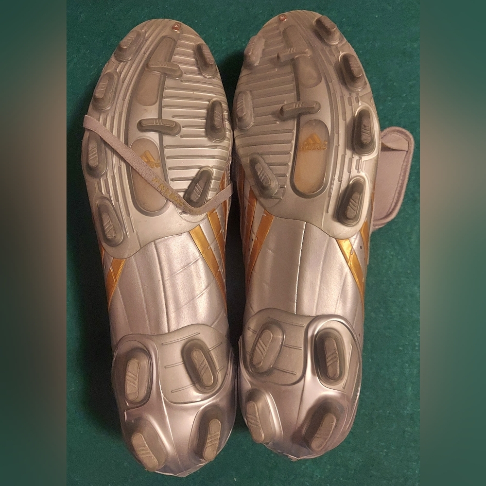 ADIDAS PREDATOR CLIMACOOL MEN'S SILVER SYNTHETIC ATHLETIC SOCCER SHOES SIZE 13 - Picture 12 of 15